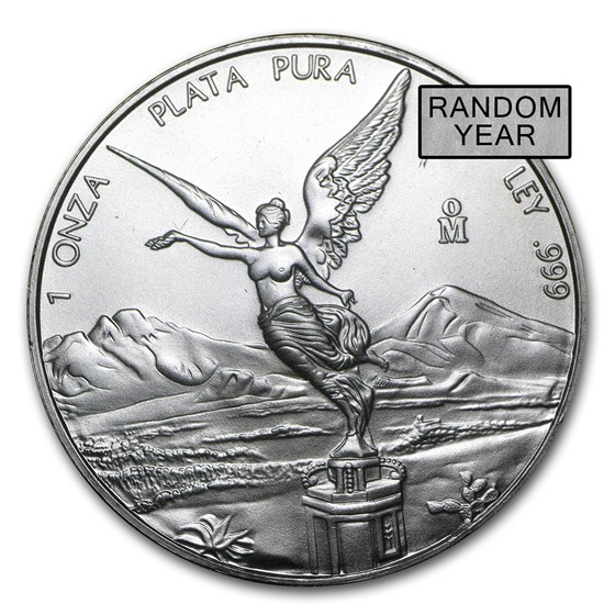 Mexico 1 oz Silver Libertad BU (Random Year) Mexico 1 oz Silver Libertad BU (Random Year)
